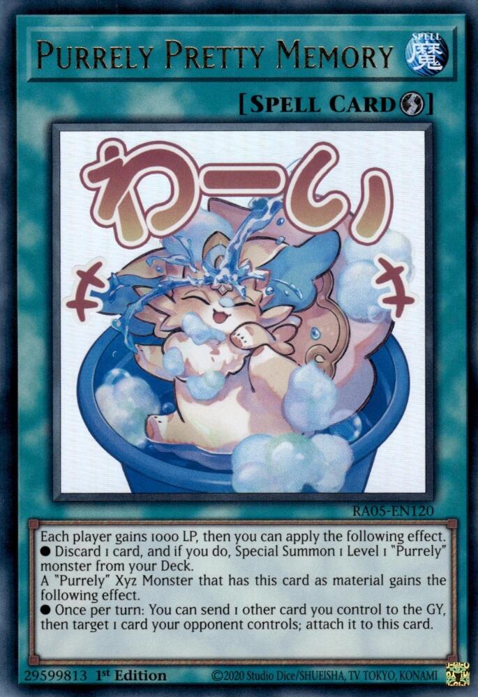Purrely Pretty Memory [RA05-EN120] Ultra Rare | Shuffle n Cut Hobbies & Games