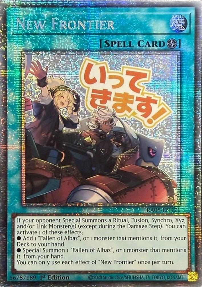 New Frontier (Starlight Rare) [RA05-EN121] Starlight Rare | Shuffle n Cut Hobbies & Games