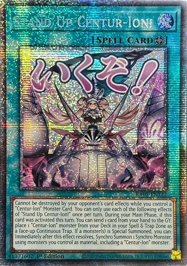 Stand Up Centur-Ion! (Starlight Rare) [RA05-EN122] Starlight Rare | Shuffle n Cut Hobbies & Games