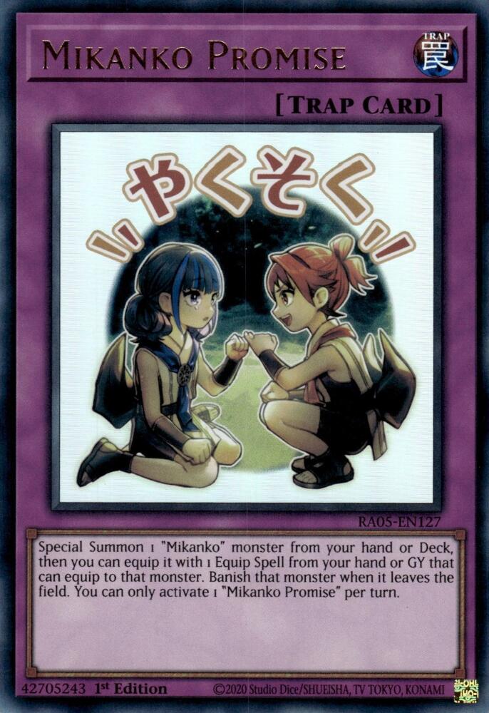 Mikanko Promise [RA05-EN127] Ultra Rare | Shuffle n Cut Hobbies & Games