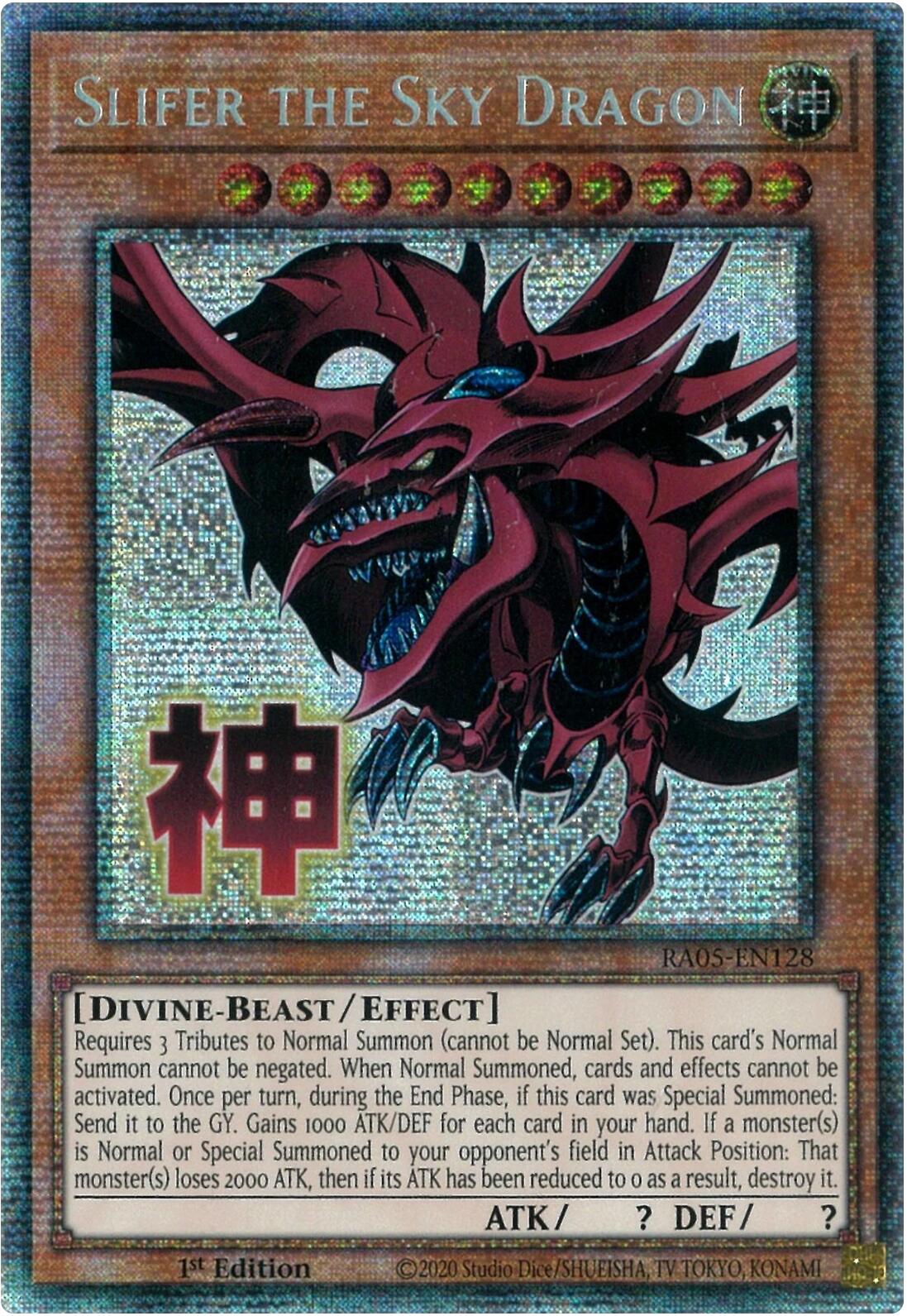 Slifer the Sky Dragon (Starlight Rare) [RA05-EN128] Starlight Rare | Shuffle n Cut Hobbies & Games