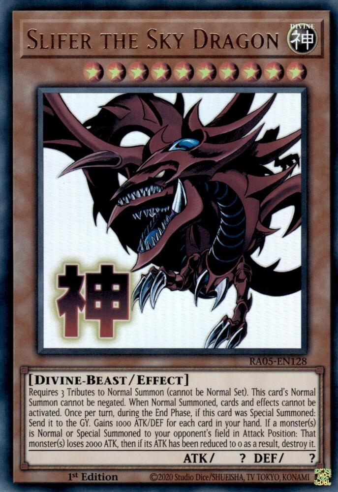 Slifer the Sky Dragon [RA05-EN128] Ultra Rare | Shuffle n Cut Hobbies & Games