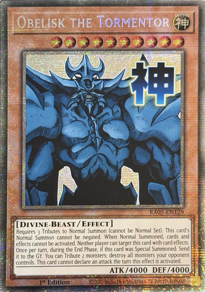 Obelisk the Tormentor (Starlight Rare) [RA05-EN129] Starlight Rare | Shuffle n Cut Hobbies & Games