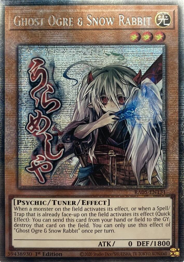 Ghost Ogre & Snow Rabbit (Starlight Rare) [RA05-EN131] Starlight Rare | Shuffle n Cut Hobbies & Games