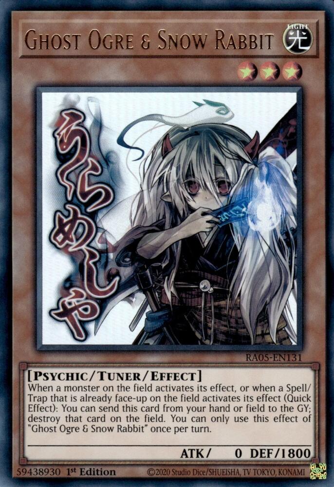 Ghost Ogre & Snow Rabbit [RA05-EN131] Ultra Rare | Shuffle n Cut Hobbies & Games