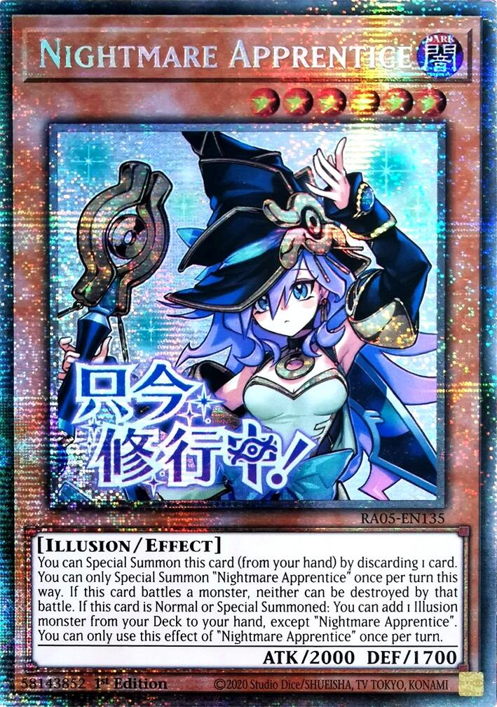 Nightmare Apprentice (Starlight Rare) [RA05-EN135] Starlight Rare | Shuffle n Cut Hobbies & Games