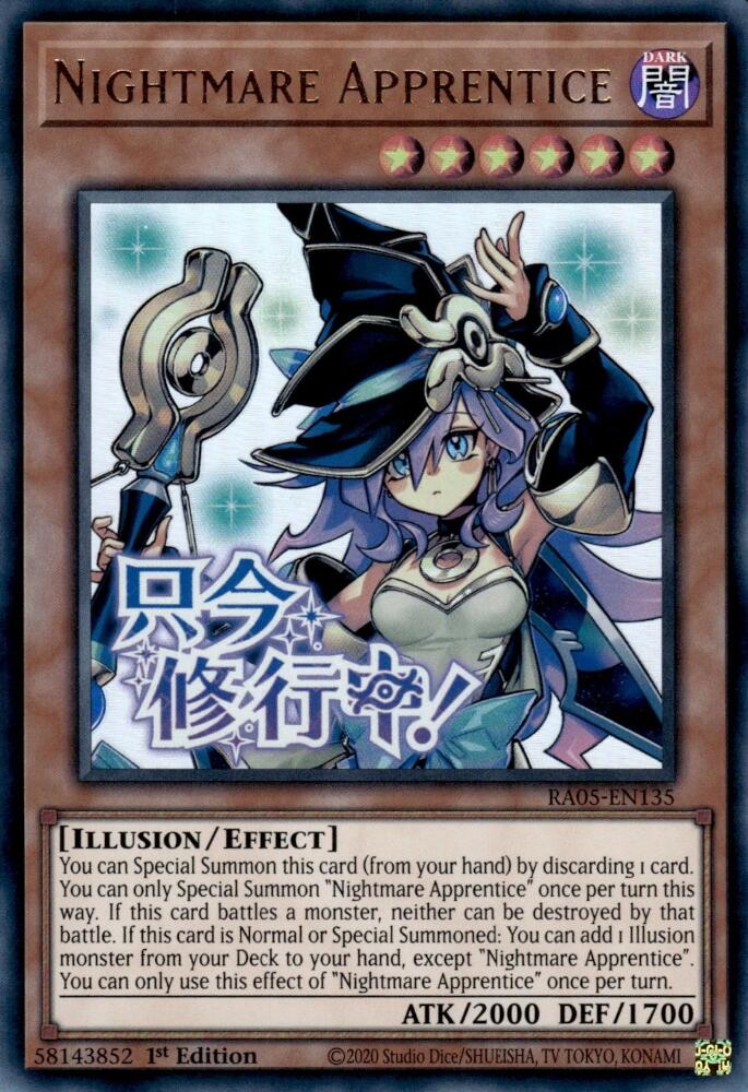 Nightmare Apprentice [RA05-EN135] Ultra Rare | Shuffle n Cut Hobbies & Games