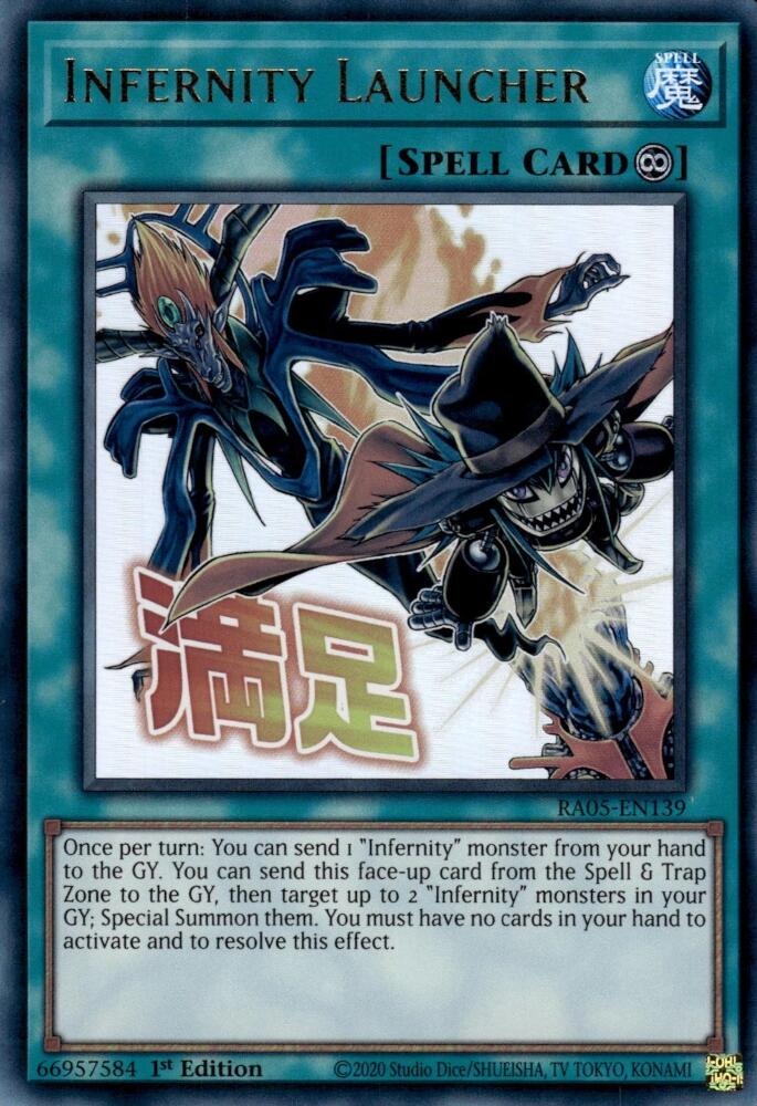Infernity Launcher [RA05-EN139] Ultra Rare | Shuffle n Cut Hobbies & Games