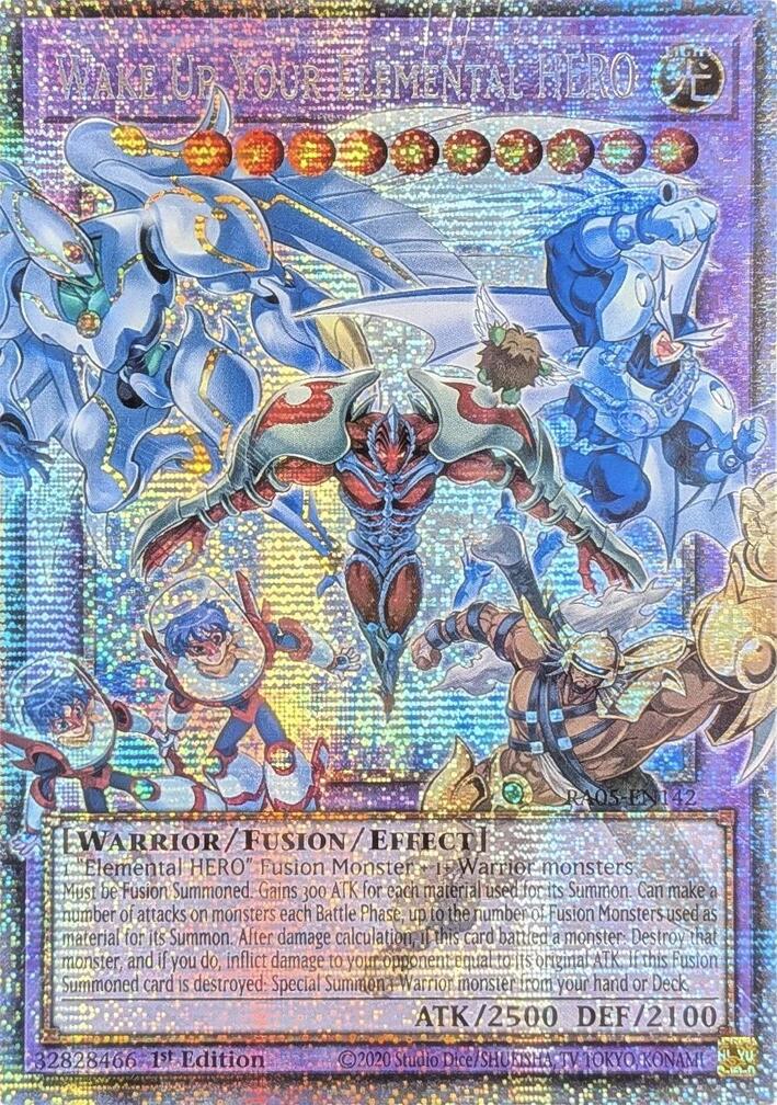 Wake Up Your Elemental HERO (Starlight Rare) [RA05-EN142] Starlight Rare | Shuffle n Cut Hobbies & Games