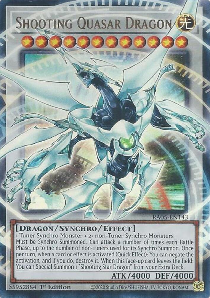 Shooting Quasar Dragon [RA05-EN143] Ultra Rare | Shuffle n Cut Hobbies & Games