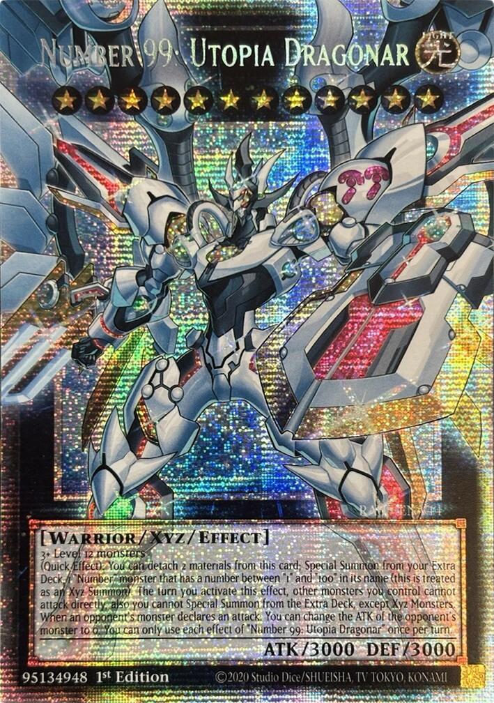 Number 99: Utopia Dragonar (Starlight Rare) [RA05-EN144] Starlight Rare | Shuffle n Cut Hobbies & Games