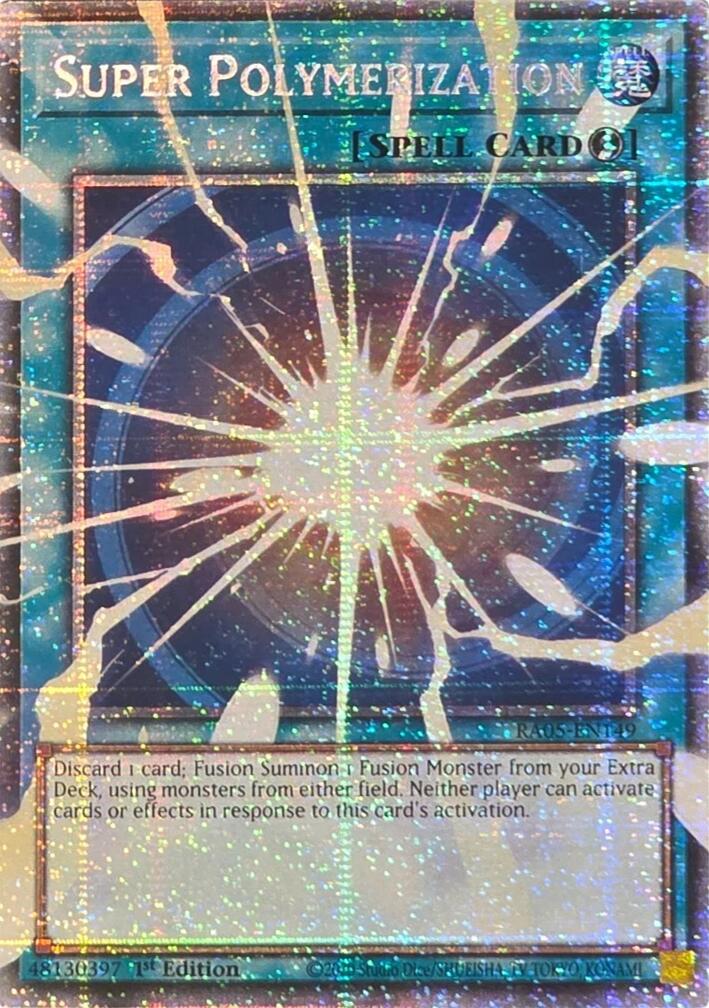 Super Polymerization (Starlight Rare) [RA05-EN149] Starlight Rare | Shuffle n Cut Hobbies & Games