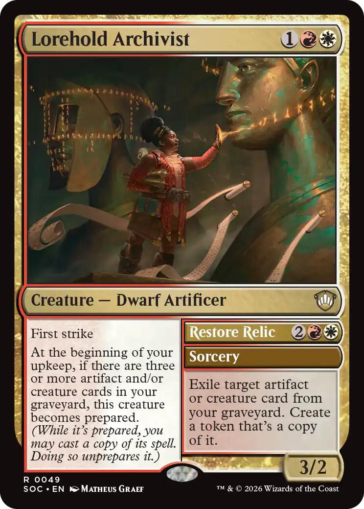 Lorehold Archivist [Secrets of Strixhaven Commander] | Shuffle n Cut Hobbies & Games