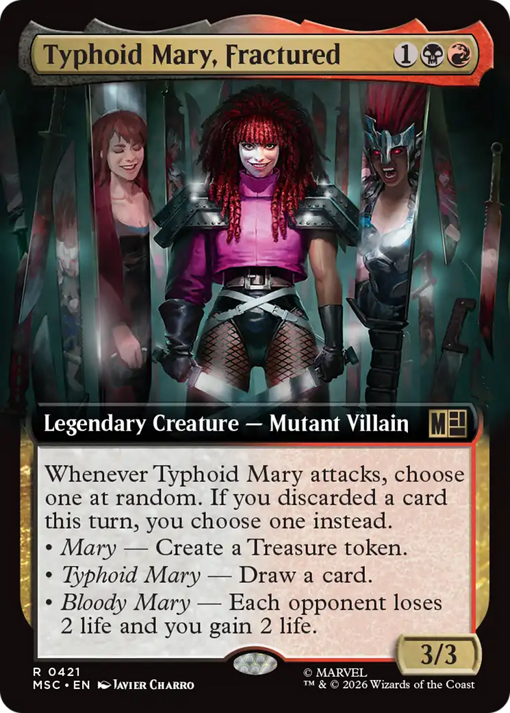 Typhoid Mary, Fractured (Extended Art) [Marvel Super Heroes Commander] | Shuffle n Cut Hobbies & Games
