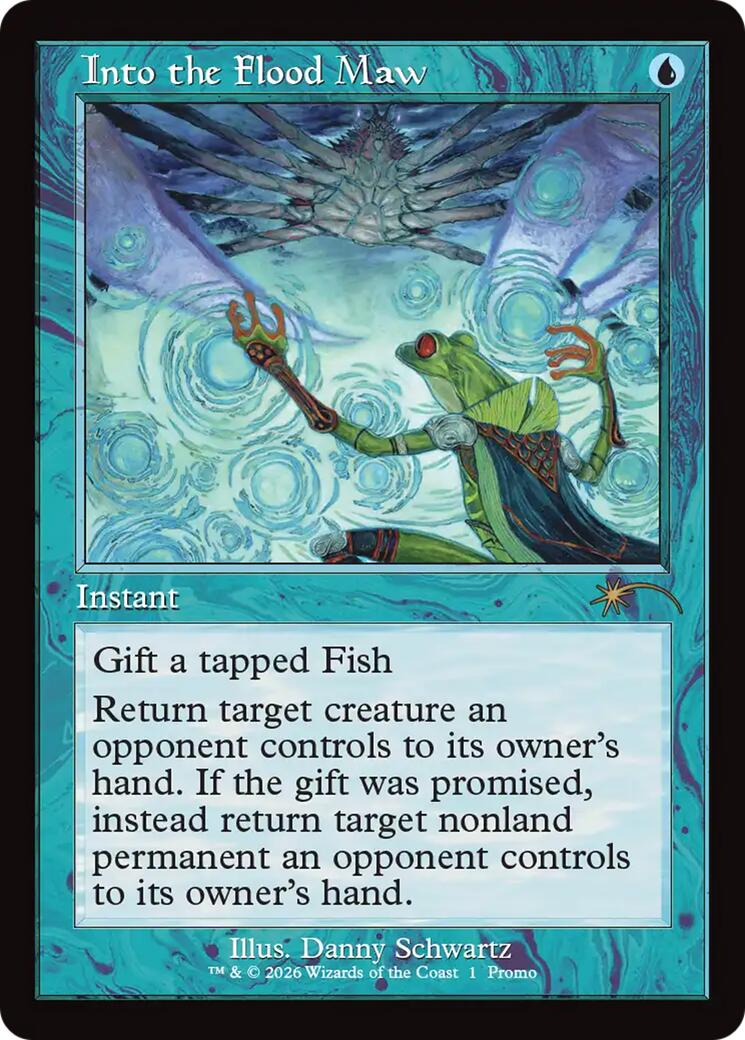 Into the Flood Maw (Retro Frame) [Wizards Play Network 2026] | Shuffle n Cut Hobbies & Games