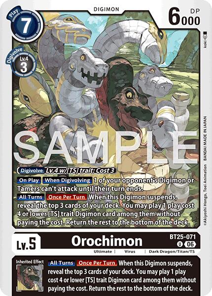 Orochimon [BT25-071] [Dual Revolution] | Shuffle n Cut Hobbies & Games