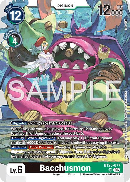 Bacchusmon [BT25-077] [Dual Revolution] | Shuffle n Cut Hobbies & Games