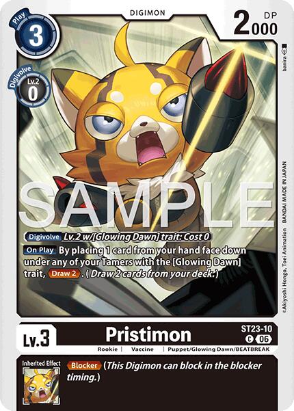 Pristimon [ST23-10] [Starter Deck: Beatbreak] | Shuffle n Cut Hobbies & Games