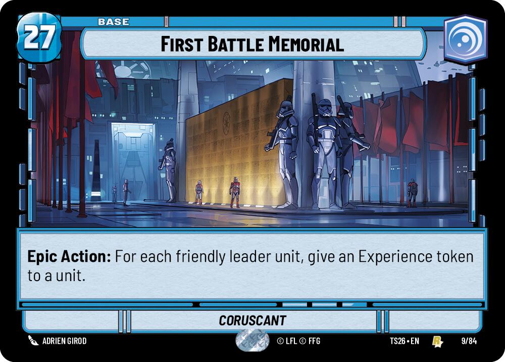 First Battle Memorial (9/84) (9/84) [Twin Suns] | Shuffle n Cut Hobbies & Games