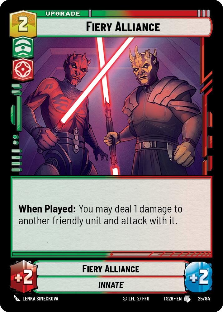 Fiery Alliance (25/84) (25/84) [Twin Suns] | Shuffle n Cut Hobbies & Games