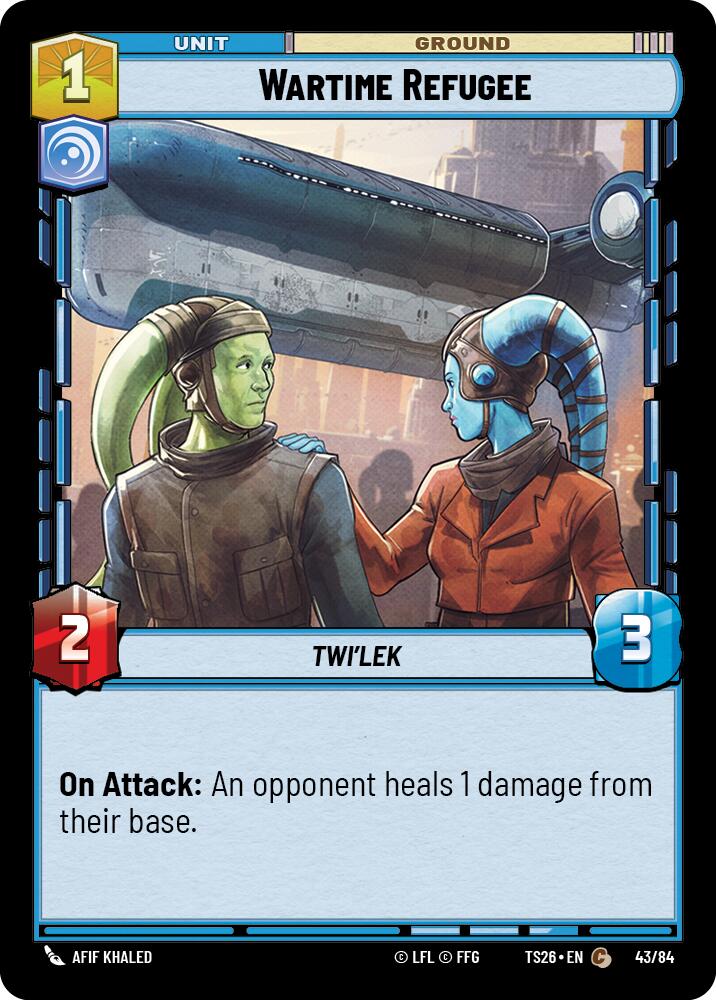 Wartime Refugee (43/84) (43/84) [Twin Suns] | Shuffle n Cut Hobbies & Games