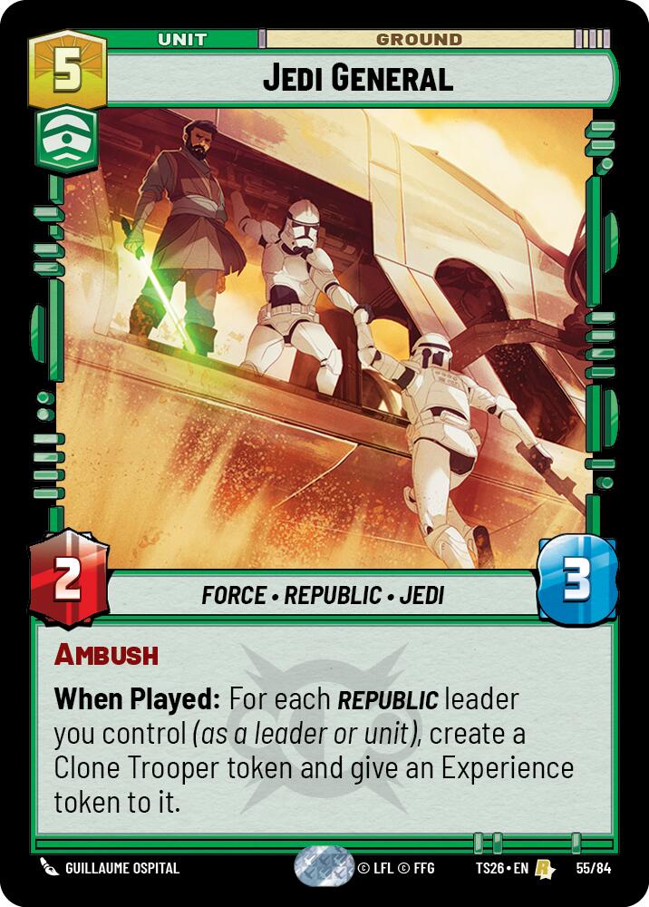 Jedi General (55/84) (55/84) [Twin Suns] | Shuffle n Cut Hobbies & Games