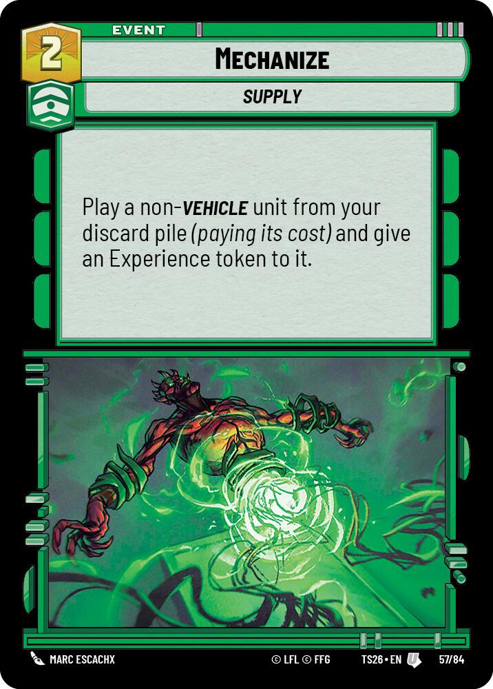 Mechanize (57/84) (57/84) [Twin Suns] | Shuffle n Cut Hobbies & Games