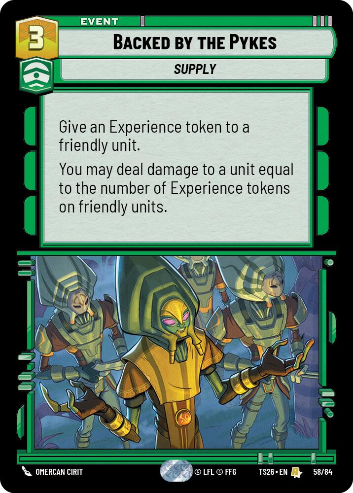 Backed by the Pykes (58/84) (58/84) [Twin Suns] | Shuffle n Cut Hobbies & Games