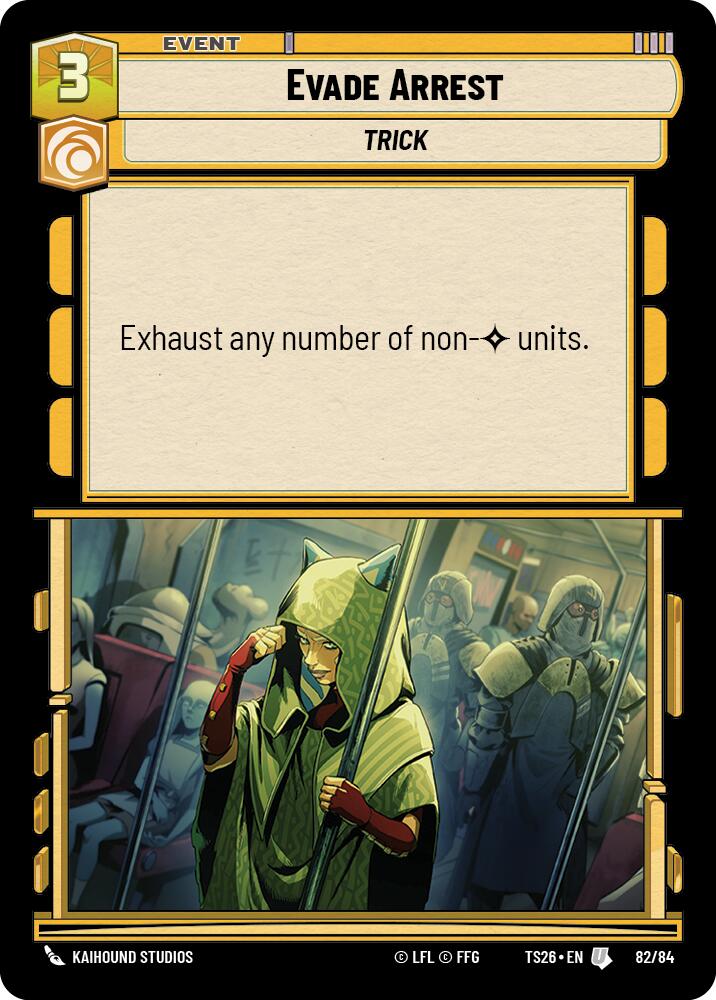 Evade Arrest (82/84) (82/84) [Twin Suns] | Shuffle n Cut Hobbies & Games