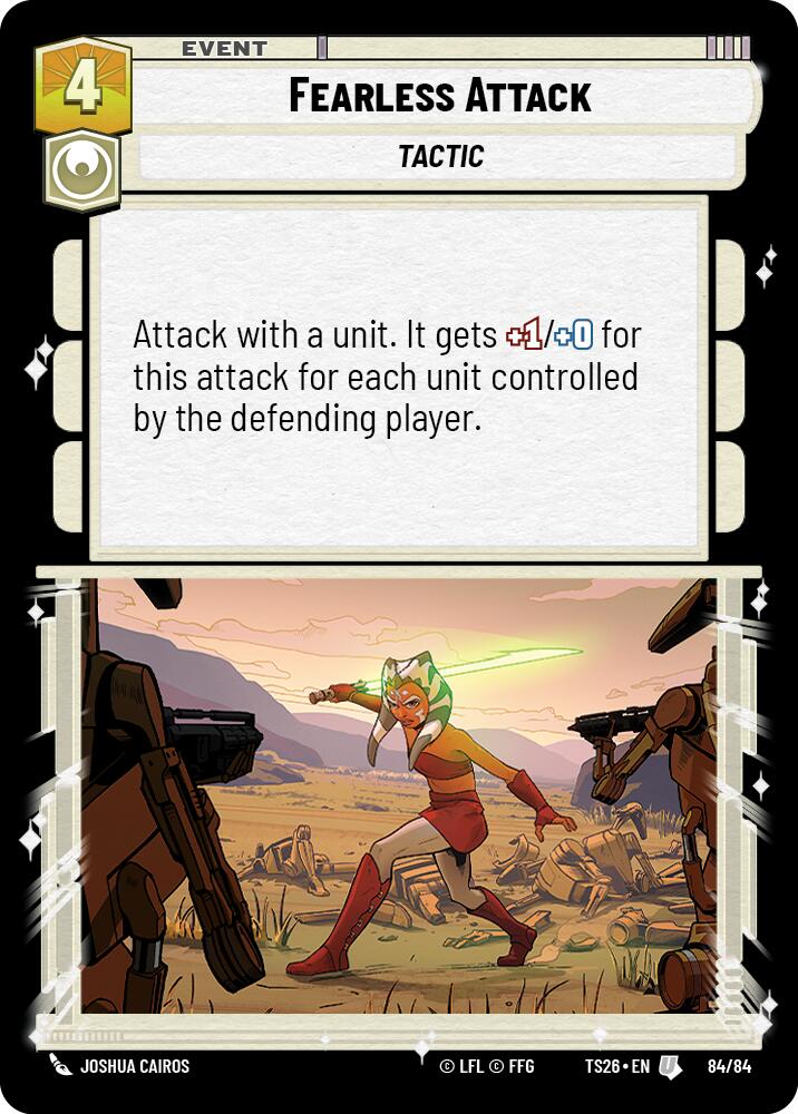Fearless Attack (84/84) (84/84) [Twin Suns] | Shuffle n Cut Hobbies & Games