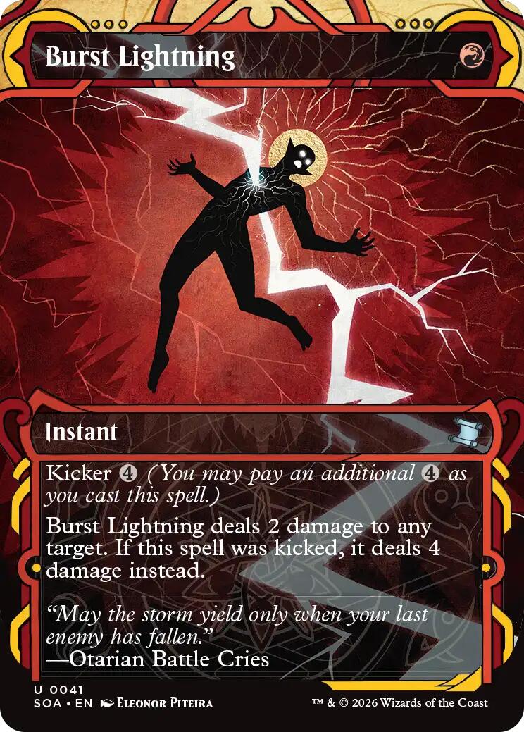 Burst Lightning [Secrets of Strixhaven: Mystical Archive] | Shuffle n Cut Hobbies & Games