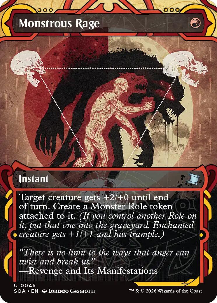 Monstrous Rage [Secrets of Strixhaven: Mystical Archive] | Shuffle n Cut Hobbies & Games