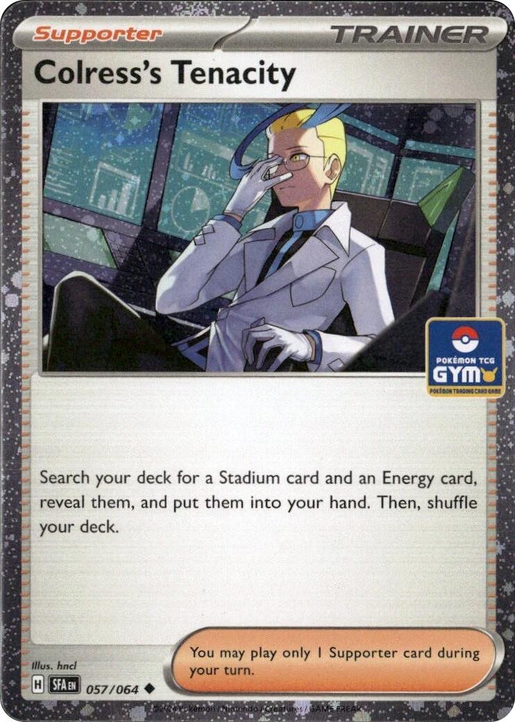 Colress's Tenacity (057/064) (Gym Stamp Asia Exclusive) [Miscellaneous Cards] | Shuffle n Cut Hobbies & Games