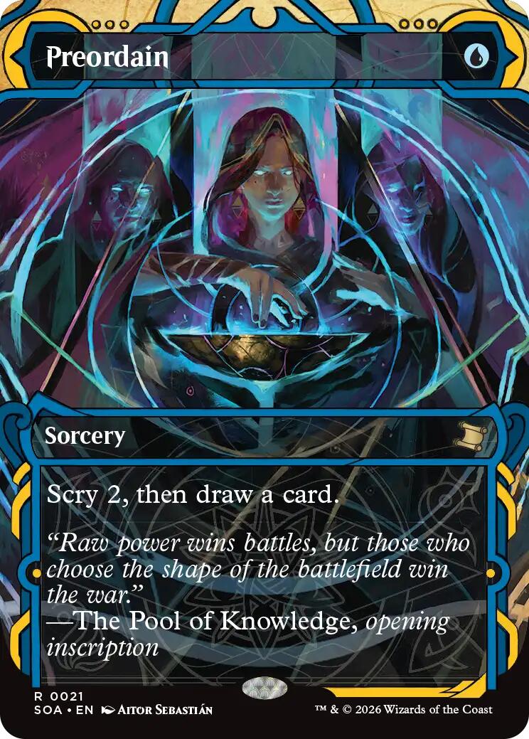 Preordain [Secrets of Strixhaven: Mystical Archive] | Shuffle n Cut Hobbies & Games