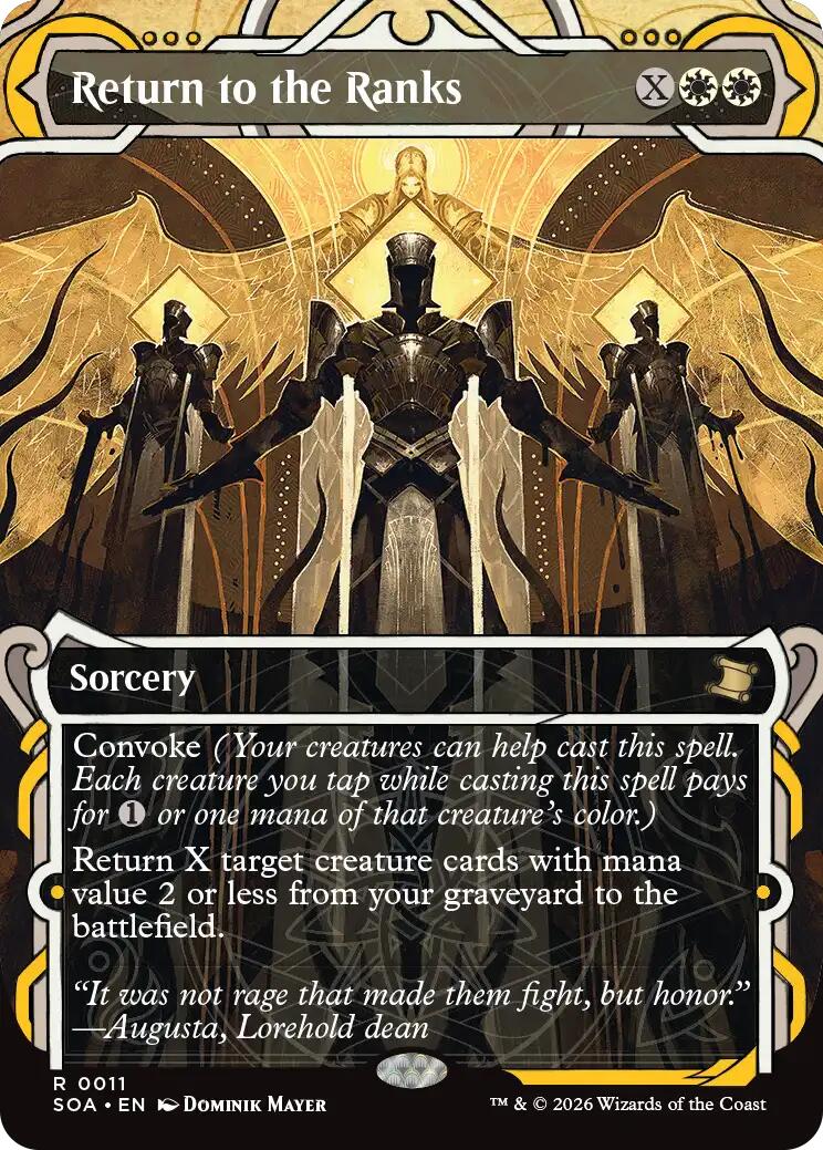 Return to the Ranks [Secrets of Strixhaven: Mystical Archive] | Shuffle n Cut Hobbies & Games