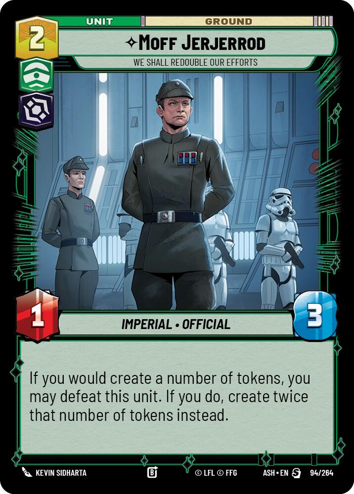 Moff Jerjerrod - We Shall Redouble Our Efforts (94/264) (94/264) [Ashes of the Empire] | Shuffle n Cut Hobbies & Games