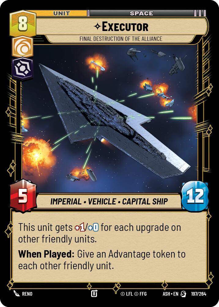 Executor - Final Destruction of the Alliance (197/264) (197/264) [Ashes of the Empire] | Shuffle n Cut Hobbies & Games
