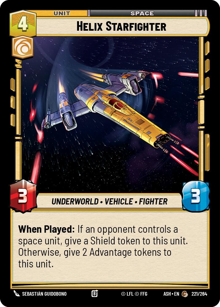 Helix Starfighter (221/264) (221/264) [Ashes of the Empire] | Shuffle n Cut Hobbies & Games