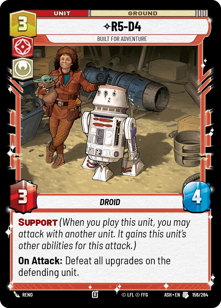 R5-D4 - Built for Adventure (156/264) (156/264) [Ashes of the Empire] | Shuffle n Cut Hobbies & Games