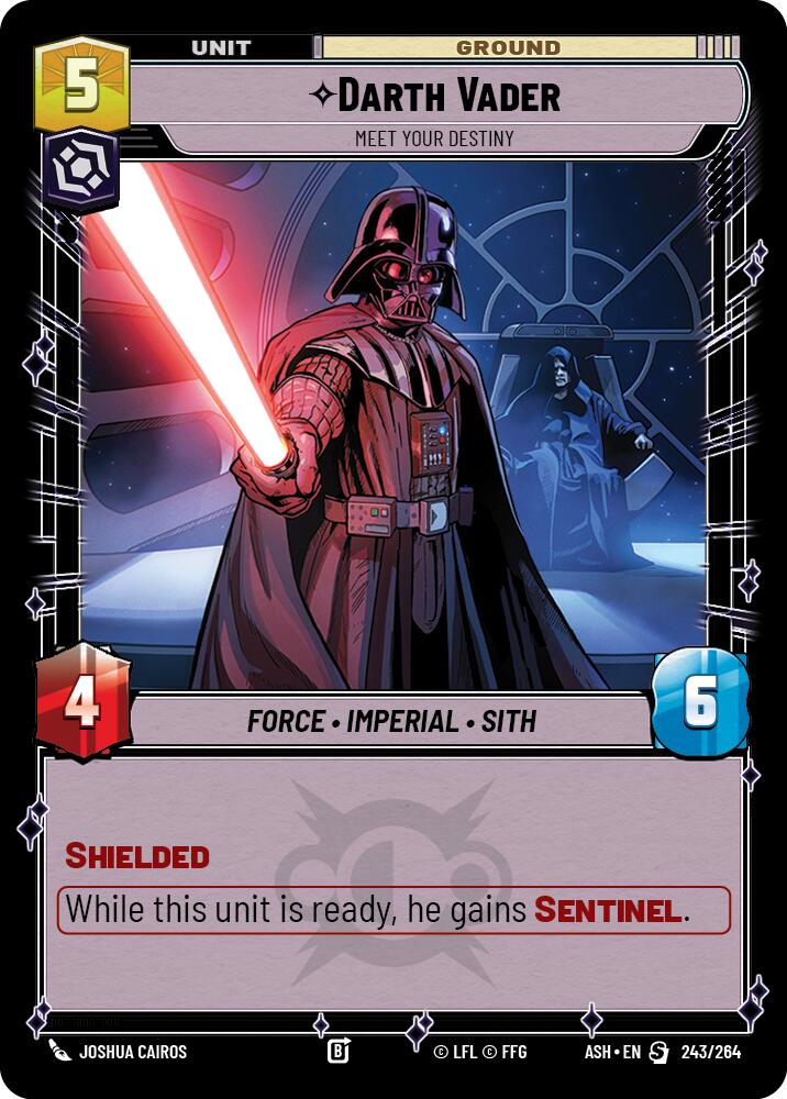 Darth Vader - Meet Your Destiny (243/264) (243/264) [Ashes of the Empire] | Shuffle n Cut Hobbies & Games