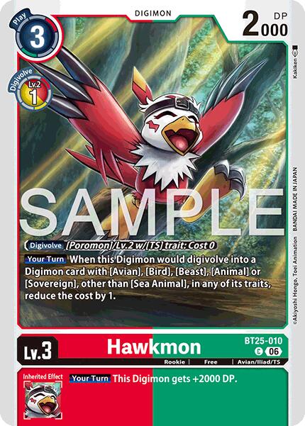 Hawkmon [BT25-010] [Dual Revolution] | Shuffle n Cut Hobbies & Games