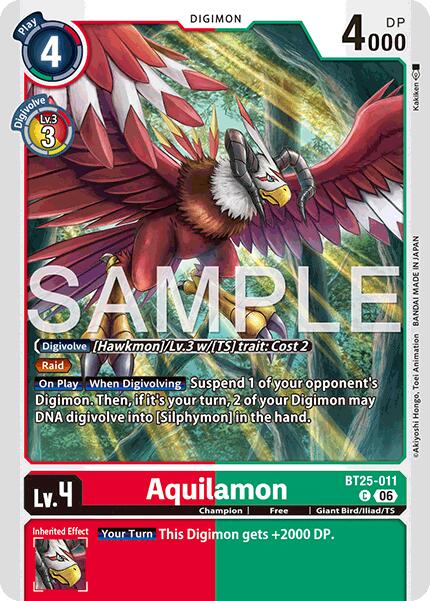 Aquilamon [BT25-011] [Dual Revolution] | Shuffle n Cut Hobbies & Games