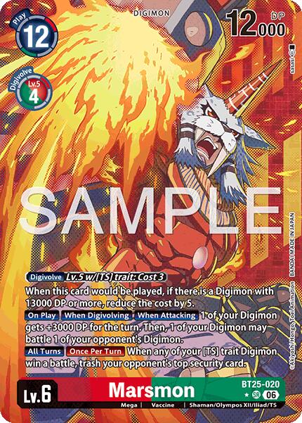 Marsmon [BT25-020] (Alternate Art) [Dual Revolution] | Shuffle n Cut Hobbies & Games