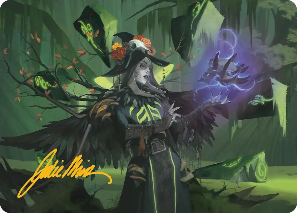 Emeritus of Woe Art Card (Gold-Stamped Signature) [Secrets of Strixhaven Art Series] | Shuffle n Cut Hobbies & Games