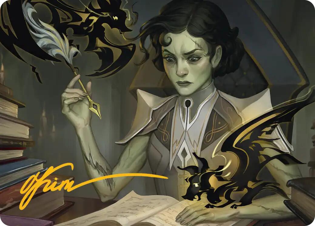 Eternal Student Art Card (Gold-Stamped Signature) [Secrets of Strixhaven Art Series] | Shuffle n Cut Hobbies & Games