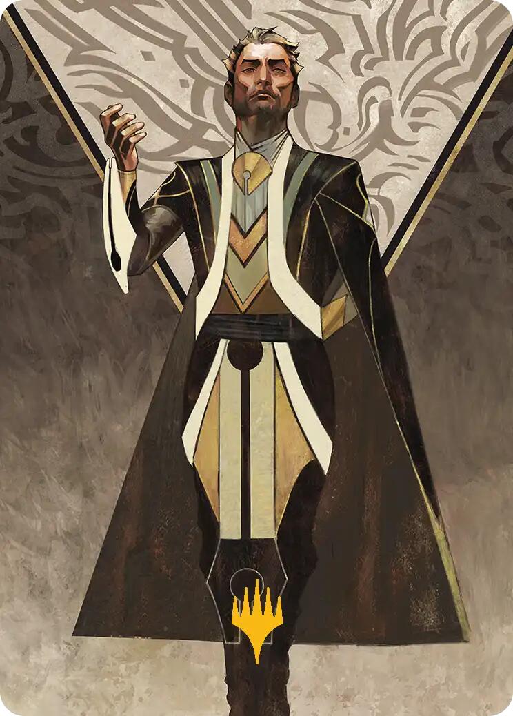 Ral Zarek, Guest Lecturer Art Card (Gold-Stamped Planeswalker Symbol) [Secrets of Strixhaven Art Series] | Shuffle n Cut Hobbies & Games