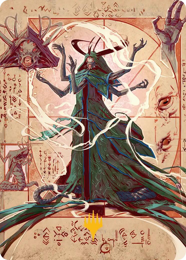 Tragedy Feaster Art Card (Gold-Stamped Planeswalker Symbol) [Secrets of Strixhaven Art Series] | Shuffle n Cut Hobbies & Games