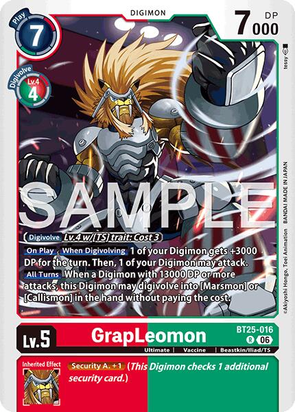GrapLeomon [BT25-016] [Dual Revolution] | Shuffle n Cut Hobbies & Games