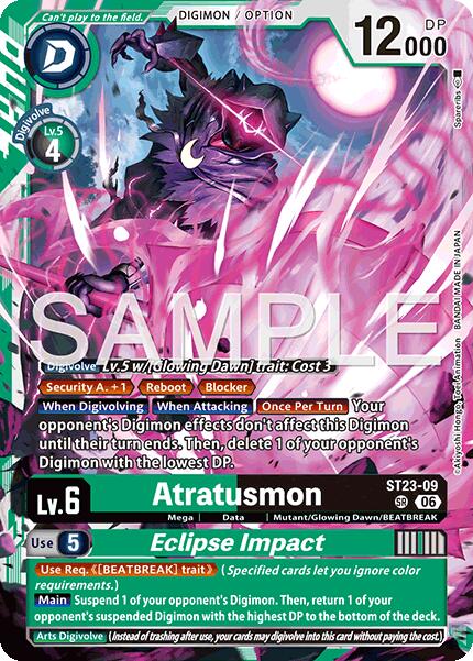 Atratusmon // Eclipse Impact [ST23-09] [Starter Deck: Beatbreak] | Shuffle n Cut Hobbies & Games