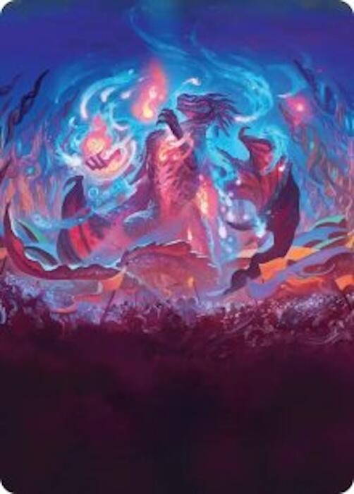 Prismari, the Inspiration Art Card [Secrets of Strixhaven Art Series] | Shuffle n Cut Hobbies & Games